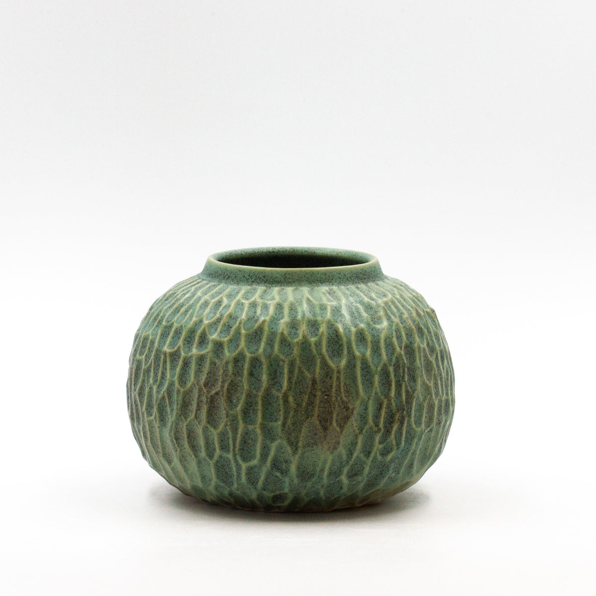 Handmade Carved Moon Vase small