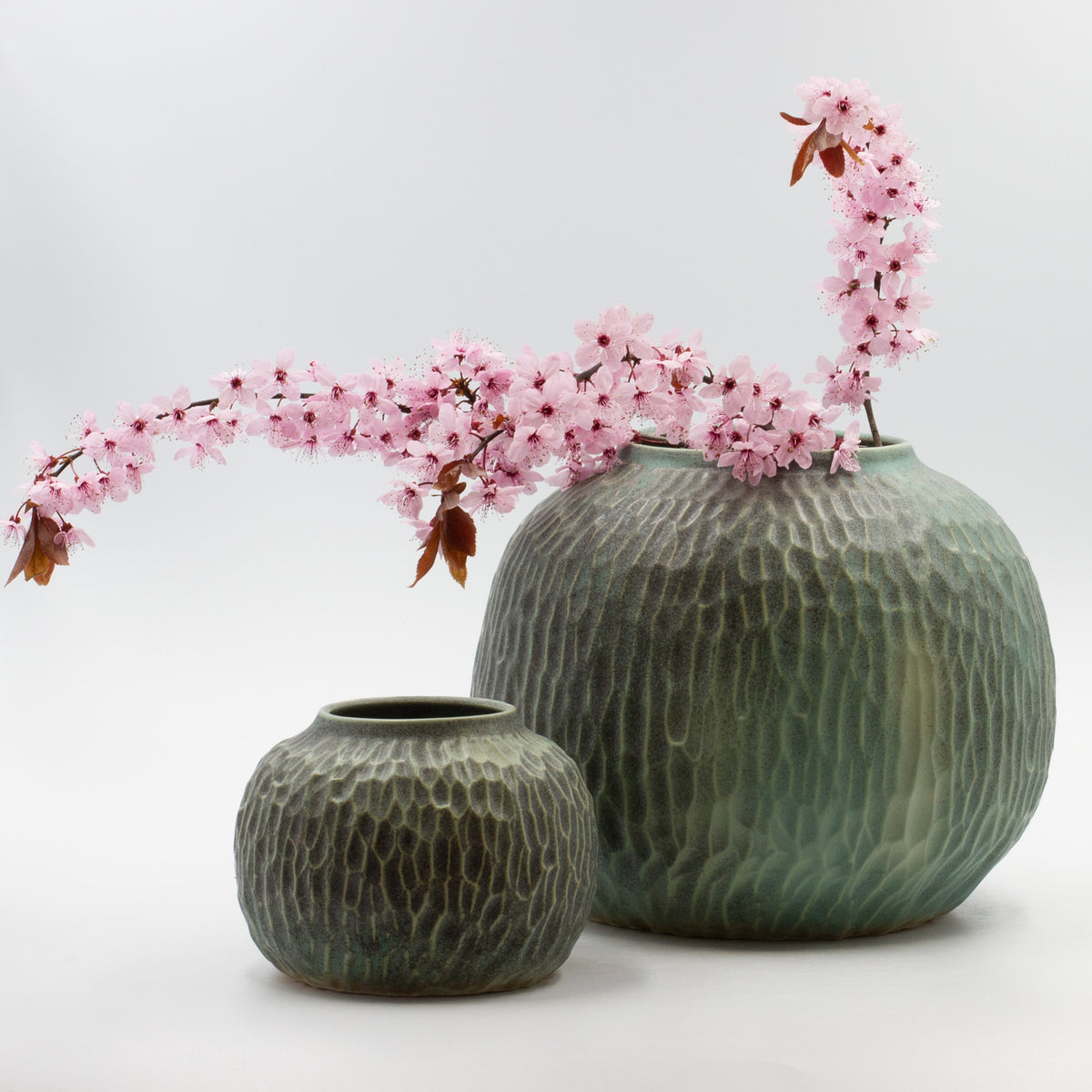 Handmade Carved Moon Vase