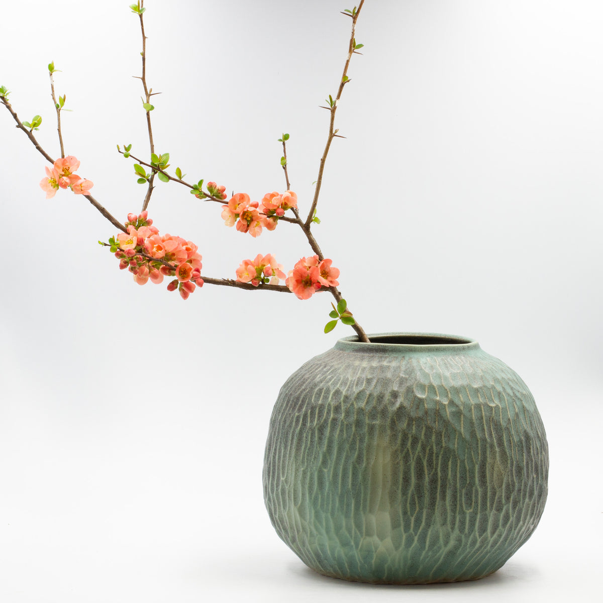 Handmade Carved Moon Vase